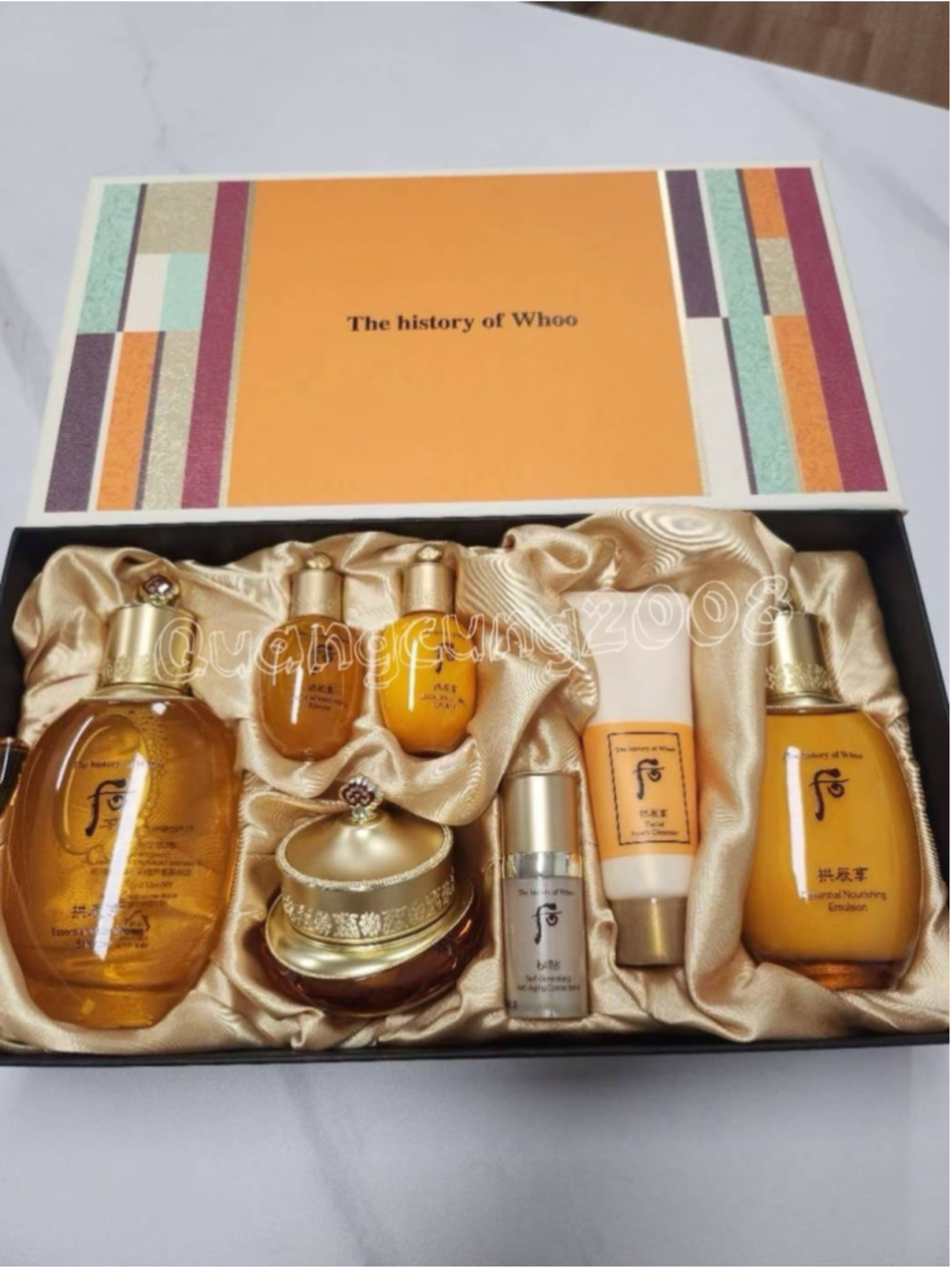 The history of Whoo Gongjinhyang Special 3pcs set Anti-Aging K-Beauty